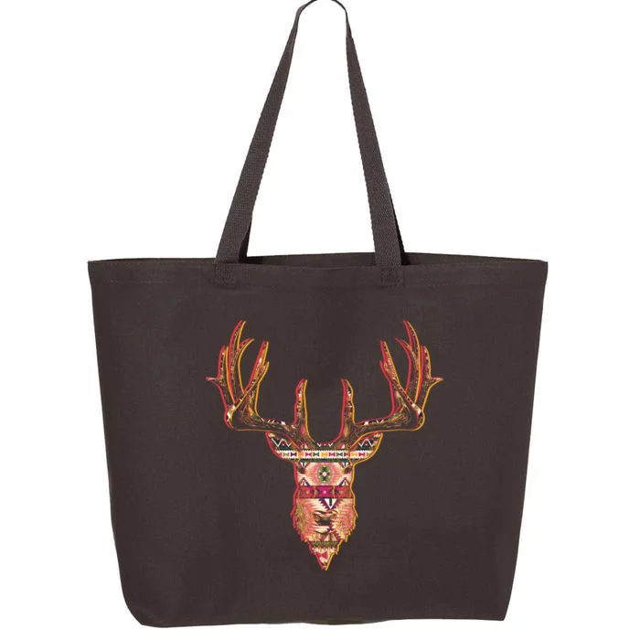 Deer Antlers Wilderness Pattern 25L Jumbo Tote