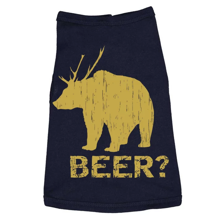 Deer Bear Beer Moose Elk Hunting Funny Doggie Tank