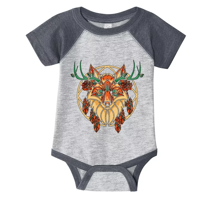 Deer Fox Abstract Infant Baby Jersey Bodysuit