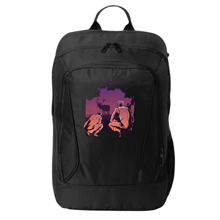 Deer Hunting Scene City Backpack