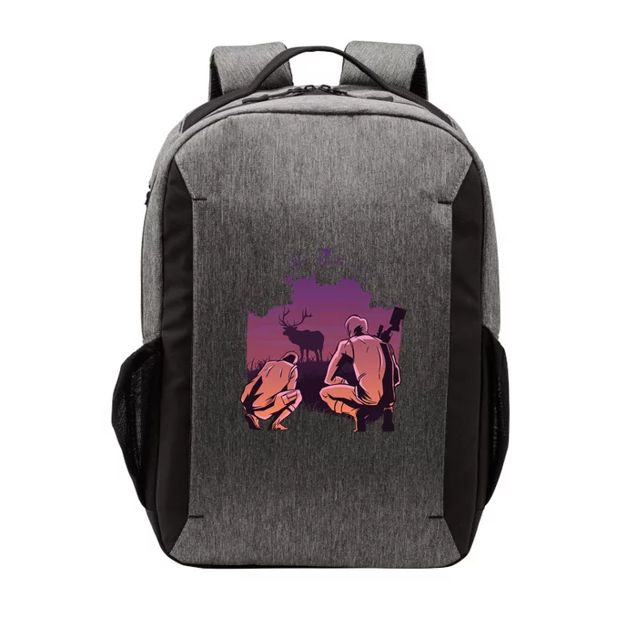 Deer Hunting Scene Vector Backpack