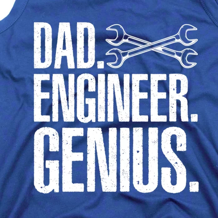 Dad Engineer Funny Mechanic Engineer Fathers Day Gift Tank Top