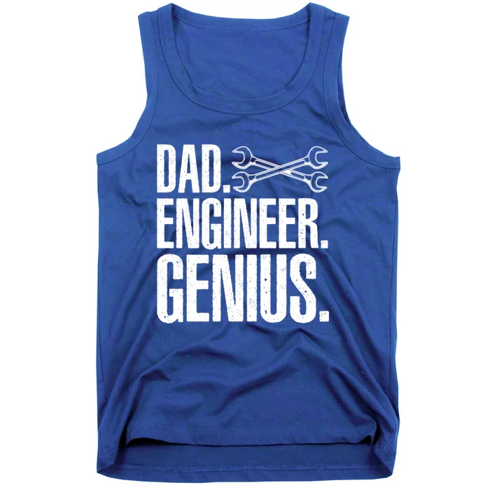 Dad Engineer Funny Mechanic Engineer Fathers Day Gift Tank Top