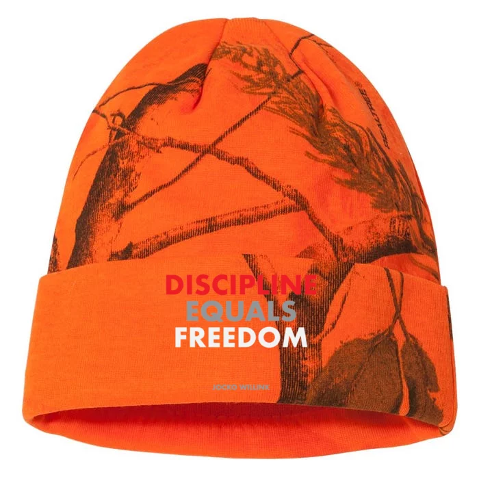 Discipline Equals Freedom Jocko Willink Kati - 12in Camo Beanie