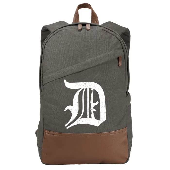 Defend Detroit Gun AK47 Cotton Canvas Backpack