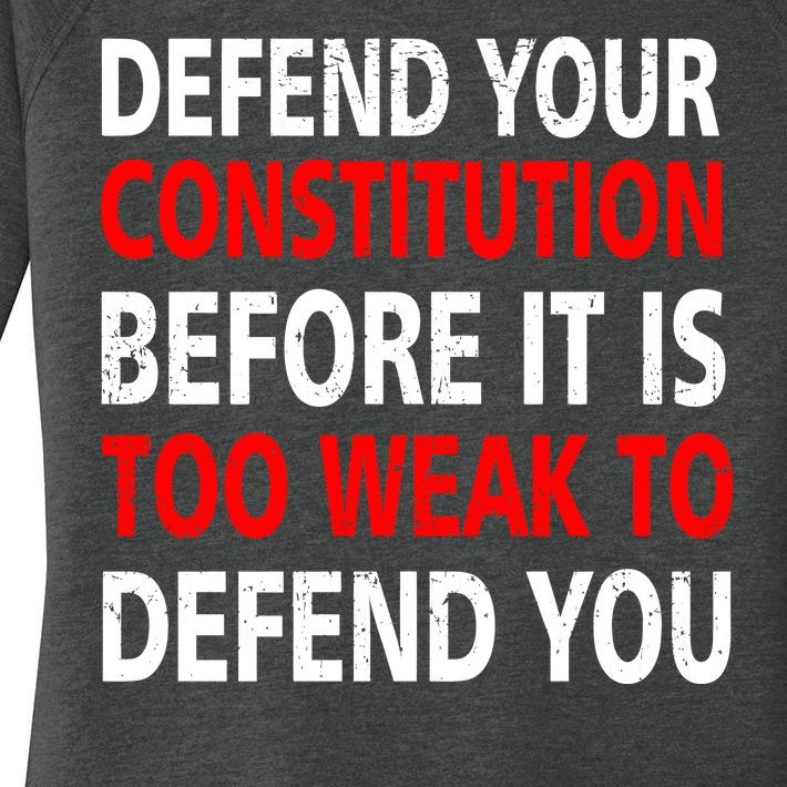 Defend Your Constitution Women’s Perfect Tri Tunic Long Sleeve Shirt