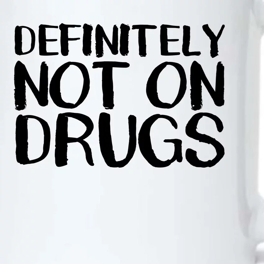 Definitely Not Drugs Black Color Changing Mug