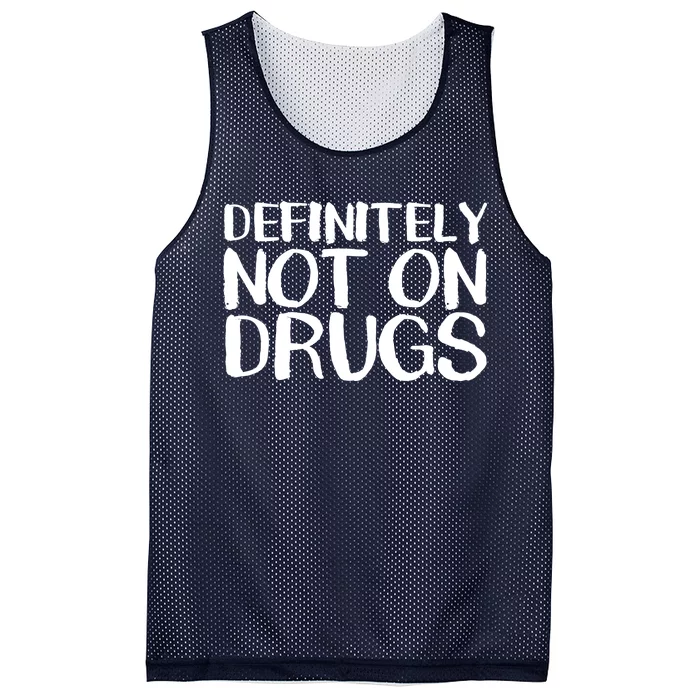 Definitely Not Drugs Mesh Reversible Basketball Jersey Tank