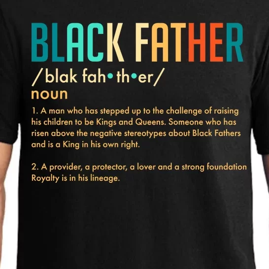 Definition Of A Black Father Pajama Set