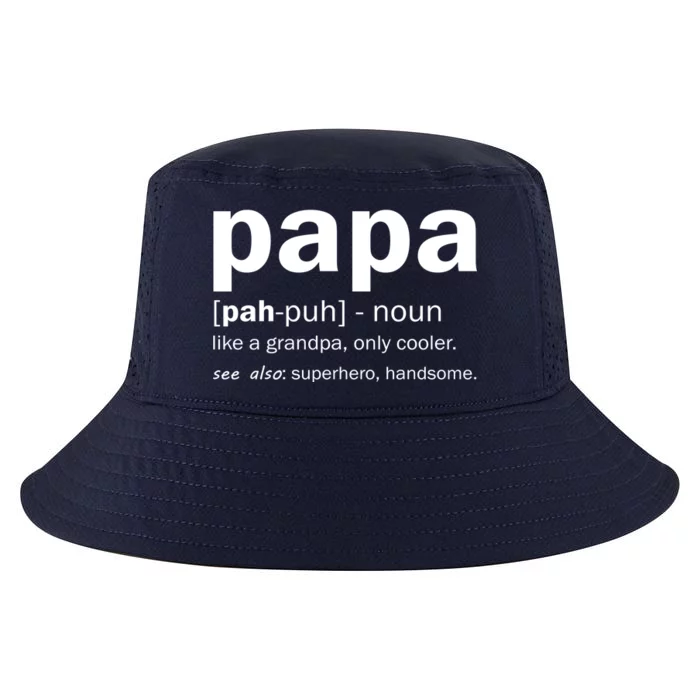 Definition Of A Papa Cool Comfort Performance Bucket Hat