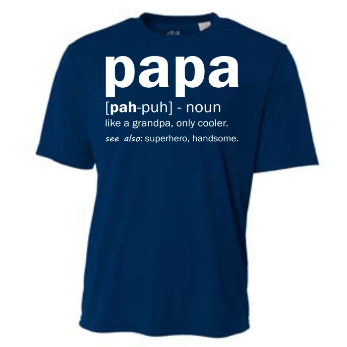 Definition Of A Papa Cooling Performance Crew T-Shirt