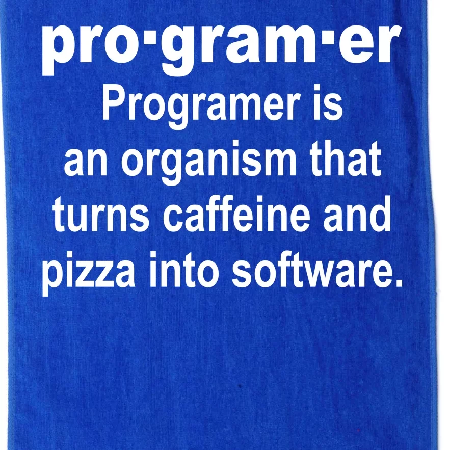 Definition of A Programmer Platinum Collection Golf Towel