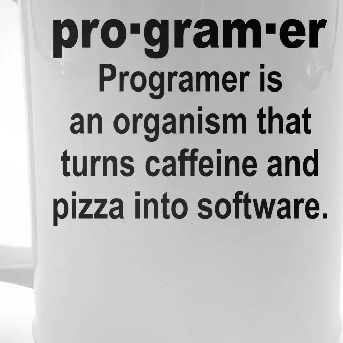 Definition of A Programmer Front & Back Beer Stein