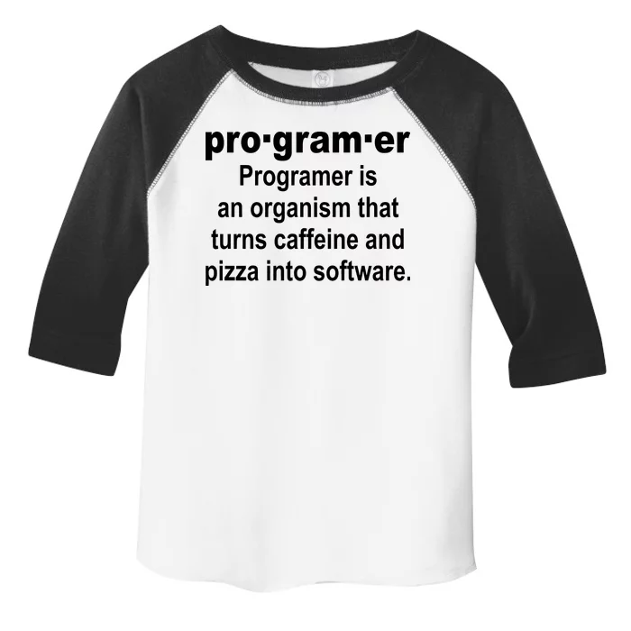 Definition of A Programmer Toddler Fine Jersey T-Shirt