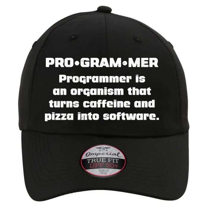 Definition of A Programmer Funny Coffee The Original Performance Cap