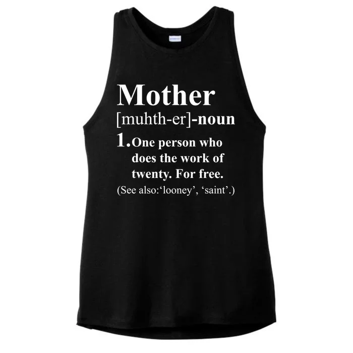 Definition Of Mother Ladies Tri-Blend Wicking Tank