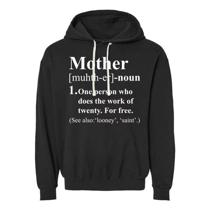 Definition Of Mother Garment-Dyed Fleece Hoodie