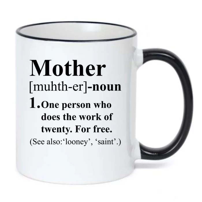 Definition Of Mother Black Color Changing Mug