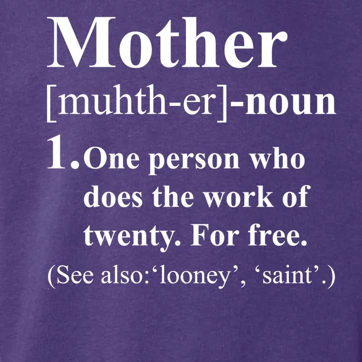 Definition Of Mother Toddler Hoodie