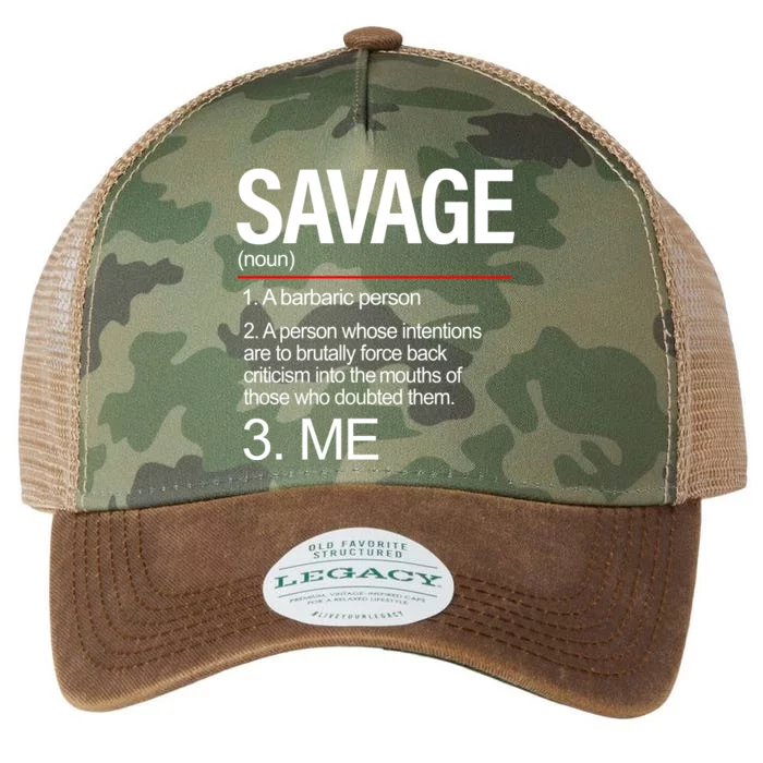 Definition Of Savage Legacy Tie Dye Trucker Hat