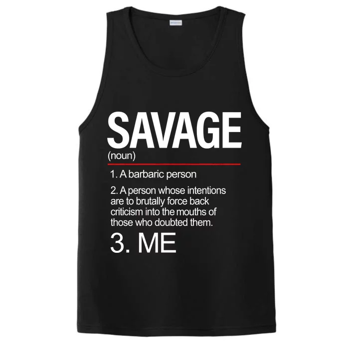 Definition Of Savage Performance Tank