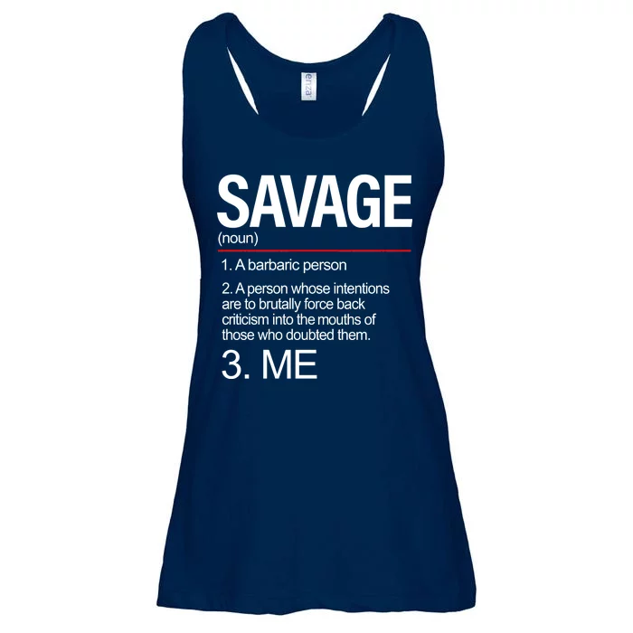 Definition Of Savage Ladies Essential Flowy Tank