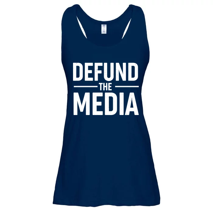 Defund The Media Protest Ladies Essential Flowy Tank