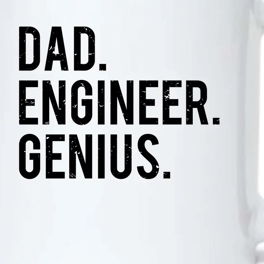 Dad Engineer Genius Gift Cute Engineering Father Gift Black Color Changing Mug