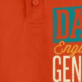 Dad Engineer Genius Engineer Dads Engineer Husbands Meaningful Gift Dry Zone Grid Performance Polo