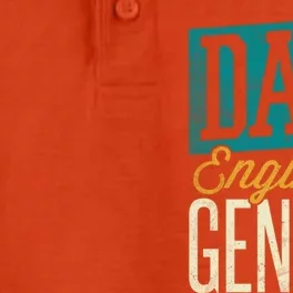 Dad Engineer Genius Engineer Dads Engineer Husbands Meaningful Gift Dry Zone Grid Performance Polo