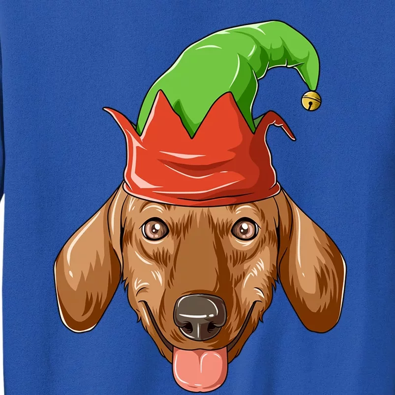 Dachshund Elf Hat Christmas Dachshund Gift Sweatshirt