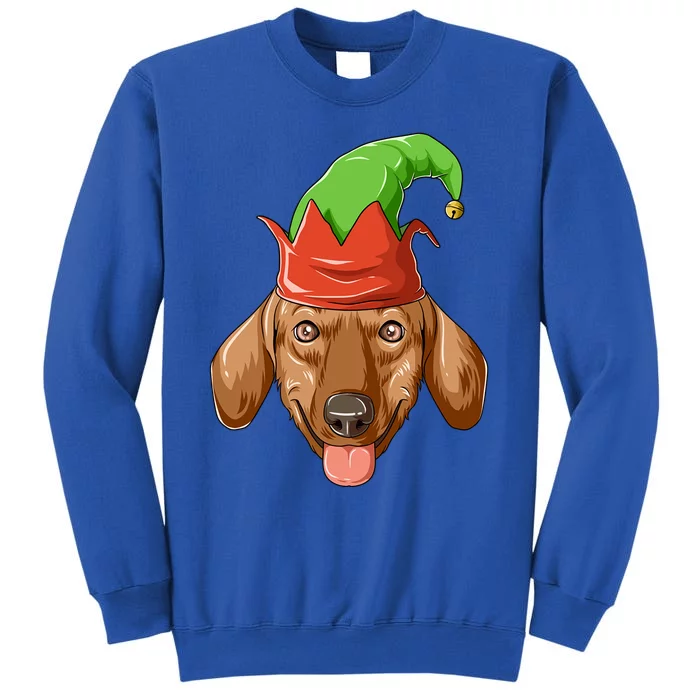 Dachshund Elf Hat Christmas Dachshund Gift Sweatshirt