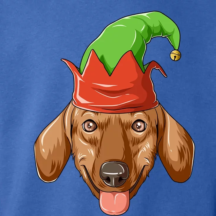 Dachshund Elf Hat Christmas Dachshund Gift Toddler Hoodie