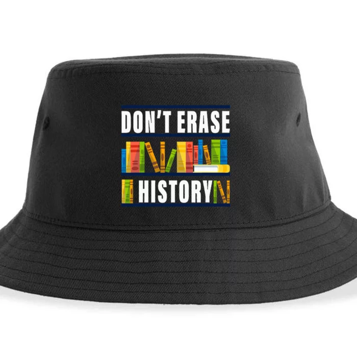 DonT Erase History Funny Book Worm Sustainable Bucket Hat