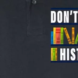 DonT Erase History Funny Book Worm Softstyle Adult Sport Polo