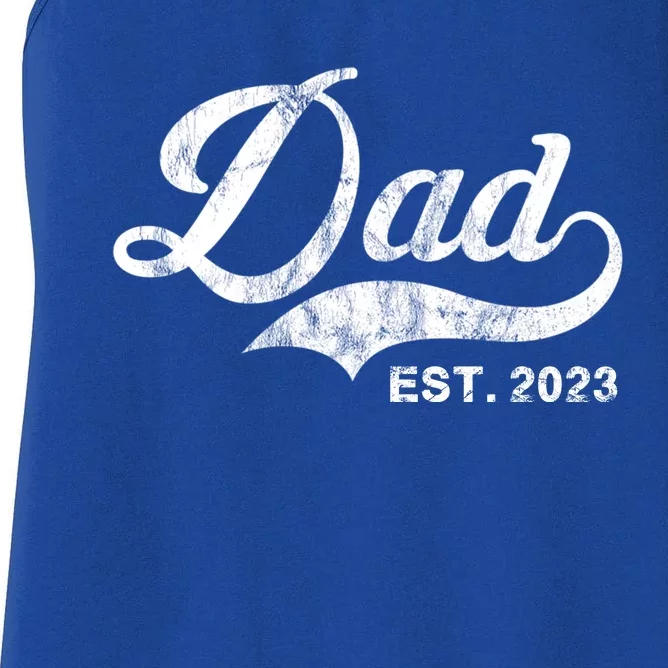 Dad Established In 2011 Worlds Best Fathers Day Cool Gift Women's Racerback Tank