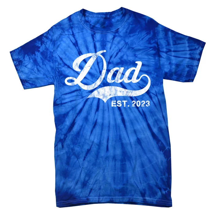 Dad Established In 2011 Worlds Best Fathers Day Cool Gift Tie-Dye T-Shirt