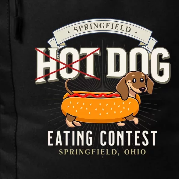 Dog Eating In Springfield Ohio Springfield Dog Cat Eating Daily Commute Backpack