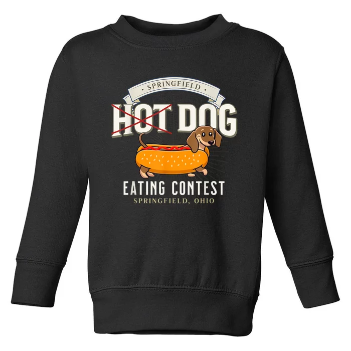 Dog Eating In Springfield Ohio Springfield Dog Cat Eating Springfield Dog Eating Toddler Sweatshirt