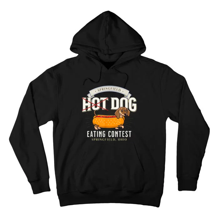 Dog Eating In Springfield Ohio Springfield Dog Cat Eating Springfield Dog Eating Tall Hoodie