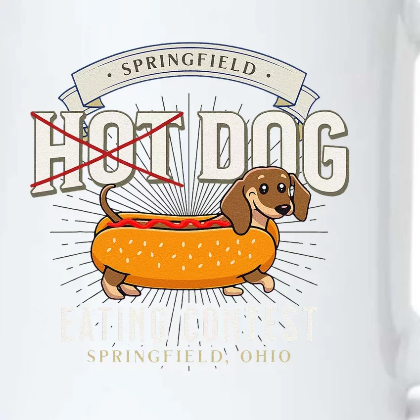 Dog Eating In Springfield Ohio Springfield Dog Cat Eating Gift Black Color Changing Mug