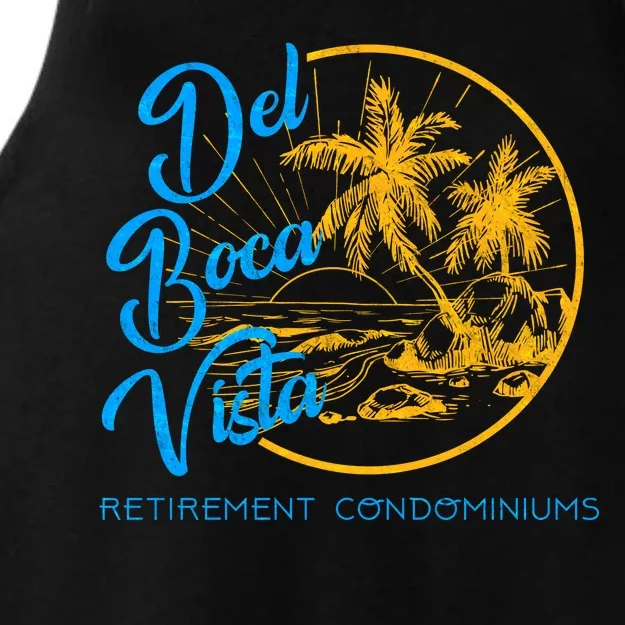 Del Boca Vista Retirement Condominiums Ladies Tri-Blend Wicking Tank