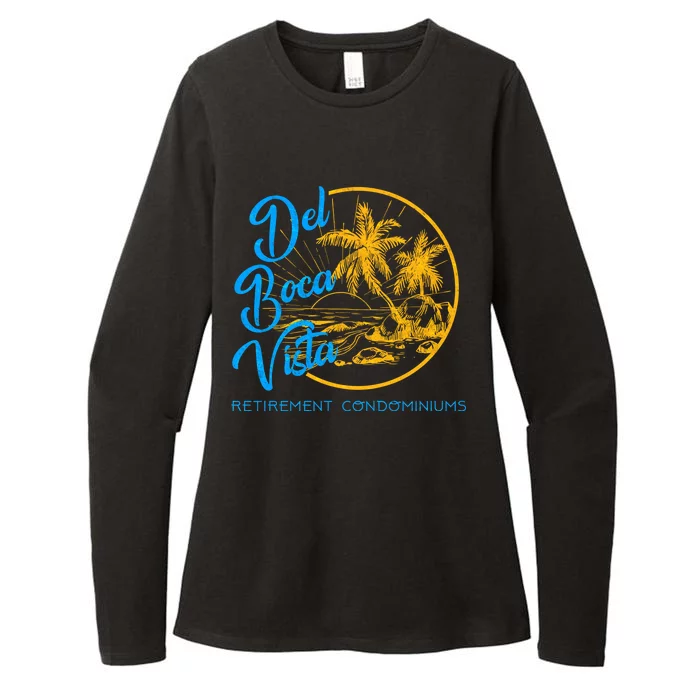 Del Boca Vista Retirement Condominiums Womens CVC Long Sleeve Shirt