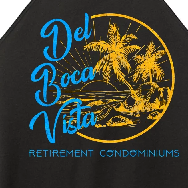 Del Boca Vista Retirement Condominiums Women’s Perfect Tri Rocker Tank