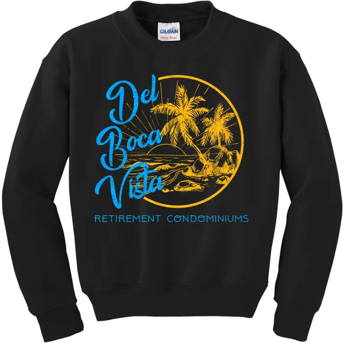 Del Boca Vista Retirement Condominiums Kids Sweatshirt