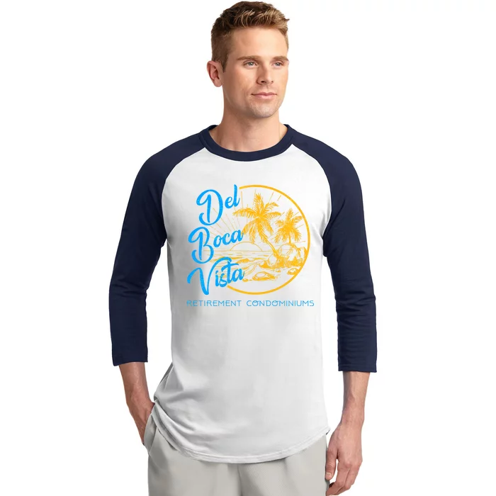 Del Boca Vista Retirement Condominiums Baseball Sleeve Shirt