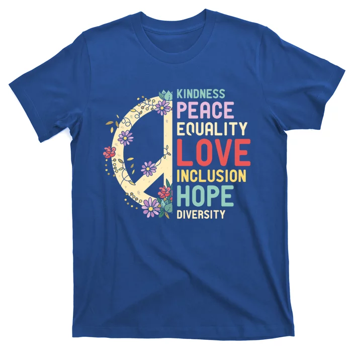 Diversity Equality Love Peace Hu Rights Social Justice Gift T-Shirt