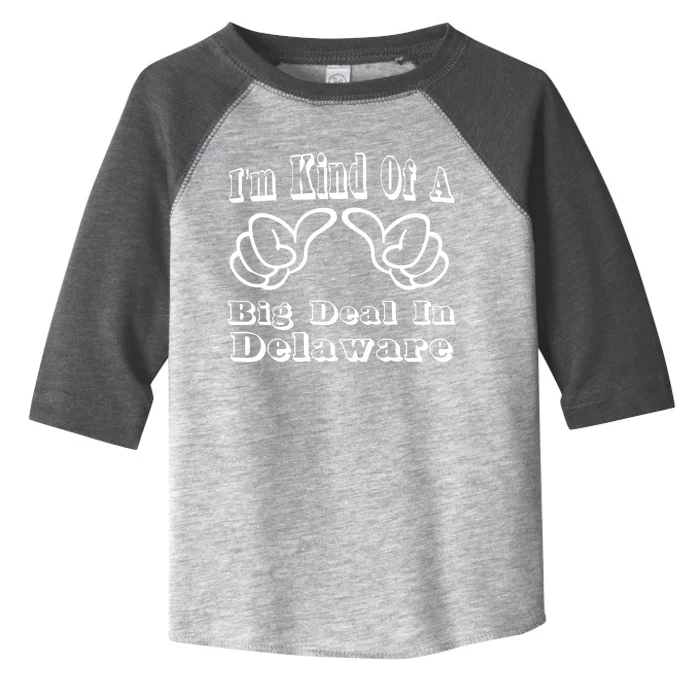 Delaware Big Deal Toddler Fine Jersey T-Shirt