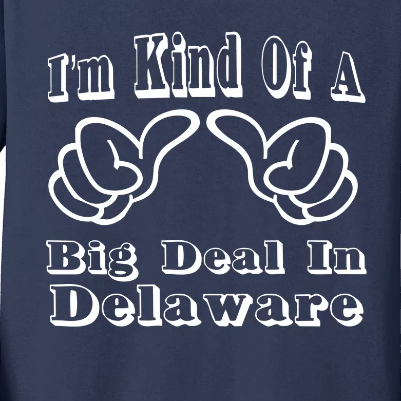 Delaware Big Deal Kids Long Sleeve Shirt