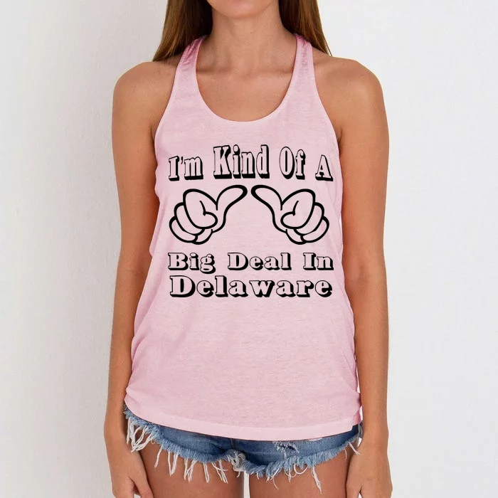 Delaware Big Deal Women's Knotted Racerback Tank